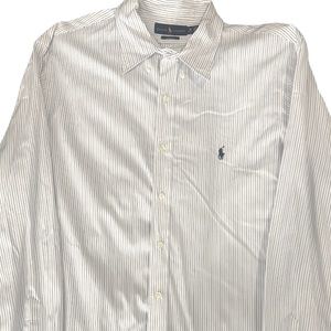 Men’s Ralph Lauren pinstripe dress button down size 18